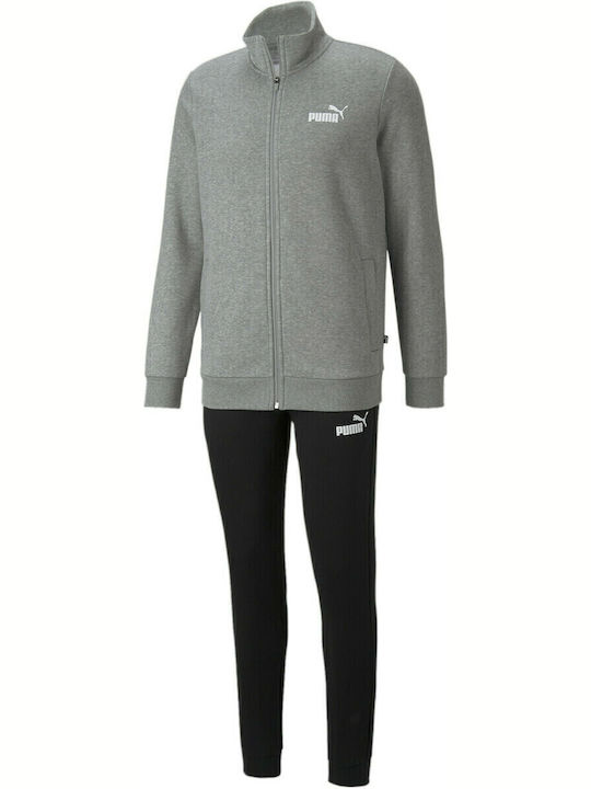 Tracksuit with Elastic Gray - Black