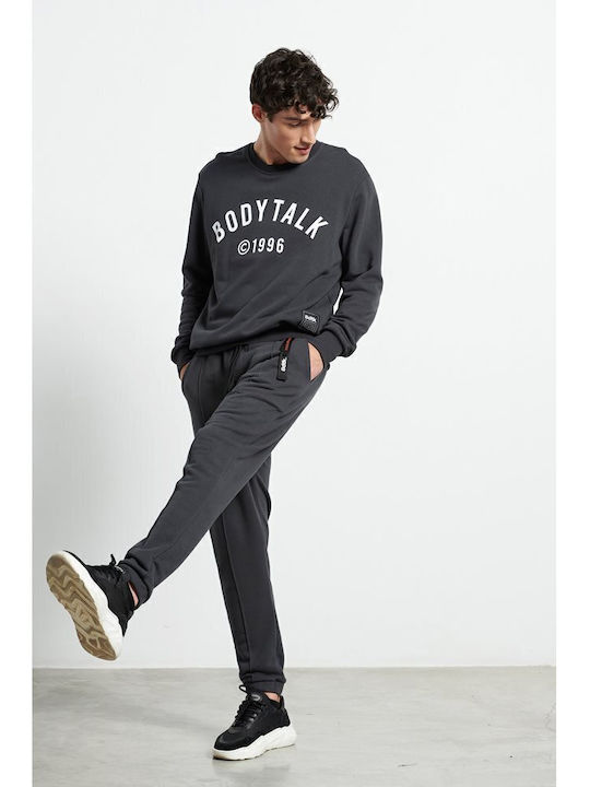 Sweatpants with Elastic Black
