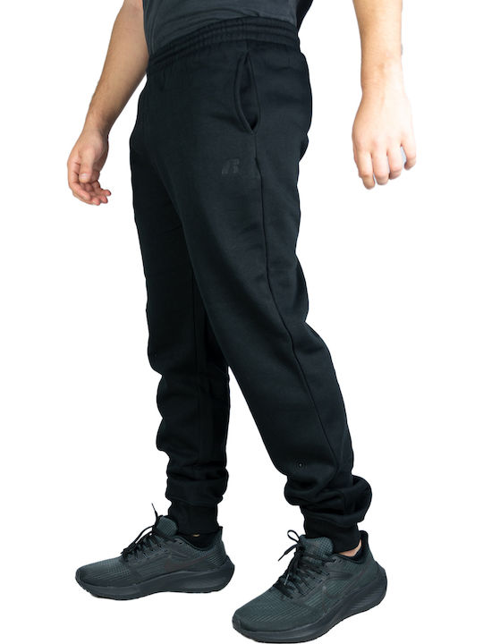 Herren-Sweatpants mit Gummizug Schwarz