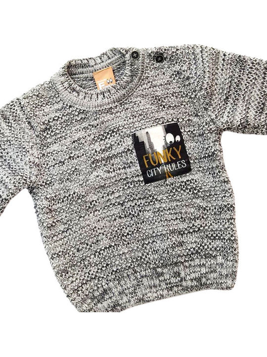 Funky Kids Blouse Long Sleeve Gray