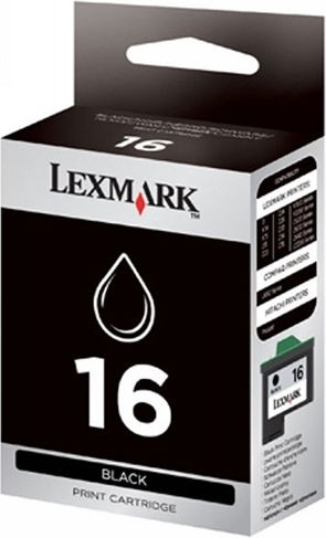 Lexmark 16 Original InkJet Druckerpatrone Schwarz (10N0016E)