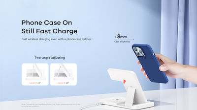 Remax Wireless Charger (Qi Pad) 22W White (RP-W60)