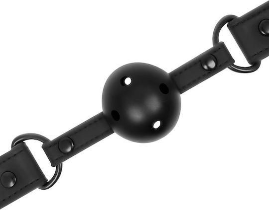 Fetish Submissive Breathable Ball Gag Knebel in Schwarz Farbe