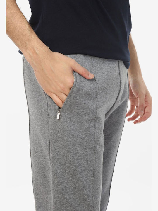 Travel Sweatpants with Elastic Gray