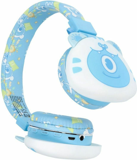 Monster YLFS-07BT Wireless / Wired On Ear Headphones with Radio with 6 hours of Operation Monster Blue