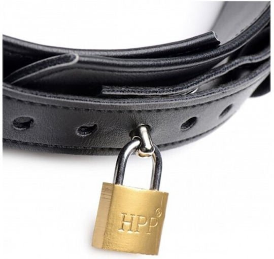 Strict Leather Frog-Tie Restraint Bondage Harness with Locks Limb Restraint Set in Black Color
