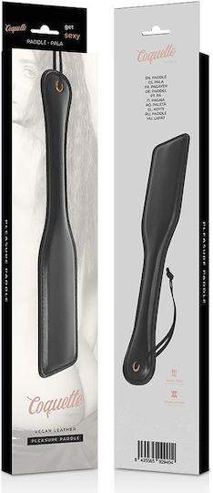 Coquette Vegan Leather Pleasure Paddle Падъл в Черен Цвят