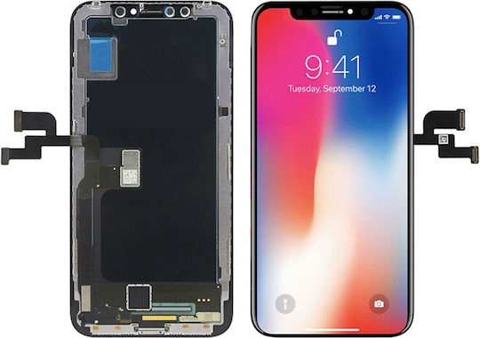 Οθόνη Incell LCD mit Touch-Mechanismus für iPhone X (Schwarz)
