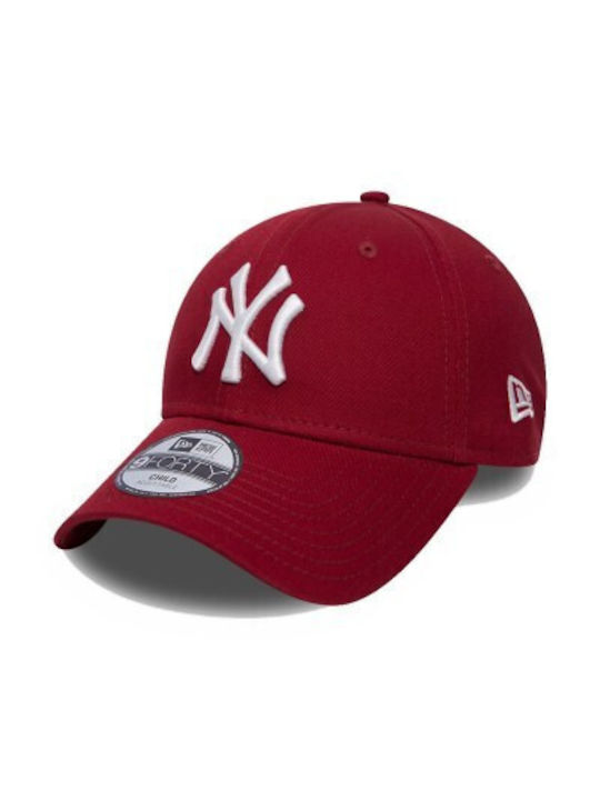 New Era Kids' Hat Jockey Fabric New York Yankess Red