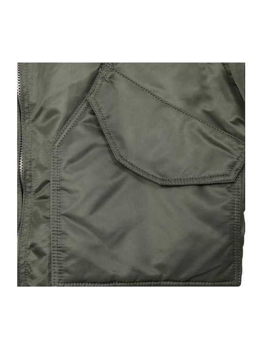 Alpha Industries CWU 45 Jacket Bomber Khaki 100102-01 | Skroutz.mt