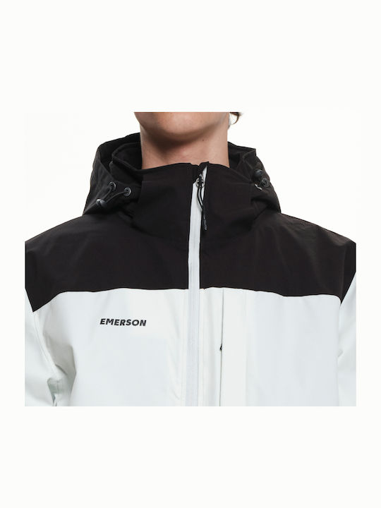 Winter Jacket Ice White / Black