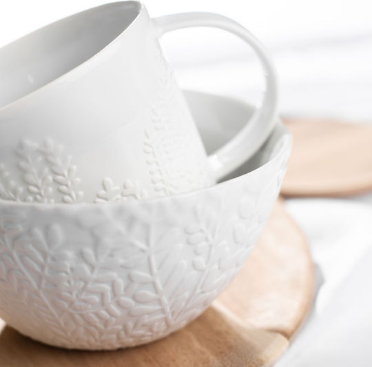 Raeder Mix & Match Serving Bowl Round made of Porcelain White with Diameter 13.5cm