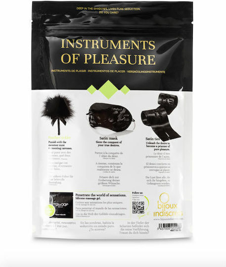 Bijoux Indiscrets Instruments of Pleasure BDSM Kit σε Πράσινο Χρώμα 4τμχ