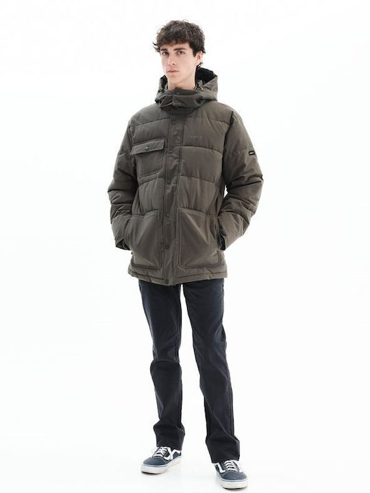 Χειμωνιάτικο Μπουφάν Puffer Olive