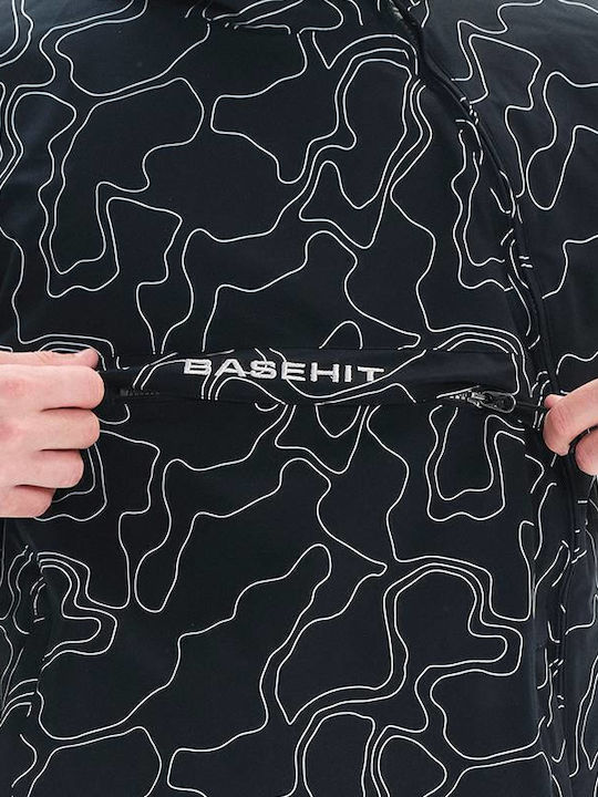 222.BM10.62 Winter Waterproof Jacket Camo Black