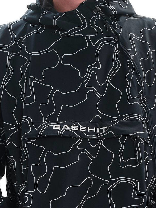222.BM10.62 Winter Waterproof Jacket Camo Black