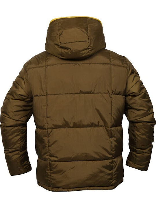 Winter Jacket Puffer Khaki