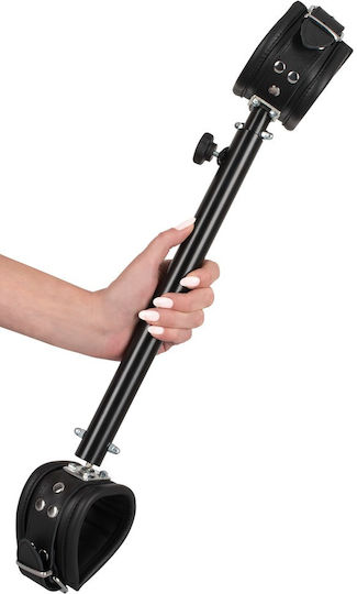 Zado Leather Spreader Bar Μπάρα Ακινητοποίησης σε Μαύρο Χρώμα