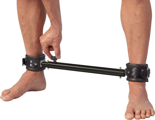 Zado Leather Spreader Bar Μπάρα Ακινητοποίησης σε Μαύρο Χρώμα