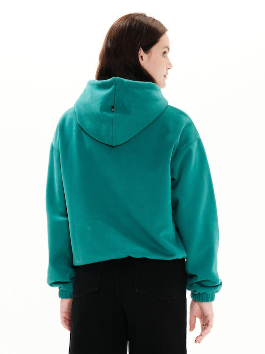 Emerson Women's Hooded Fleece Sweatshirt Dusty Turquoise