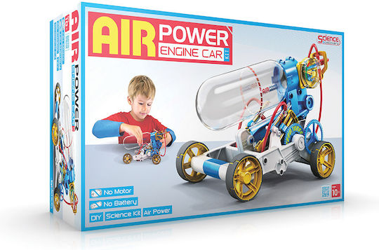 The Source Create Air Engine Car Kit STEM Joc Educațional Mecanic pentru 10+ ani Ani