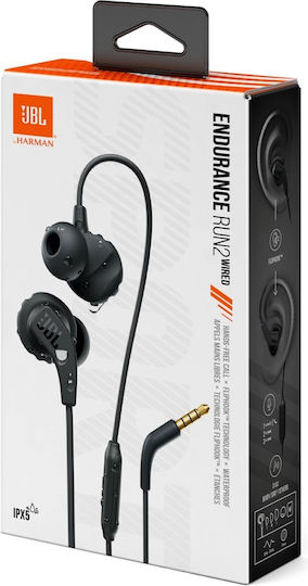 JBL Endurance Run 2 În ureche Handsfree cu Mufă 3.5mm Negru