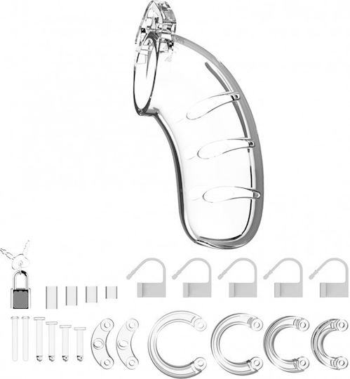 Shots Mancage Model 03 Chastity Клетка за Пенис в Прозрачен Цвят