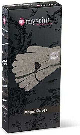Mystim Magic Gloves for Electro-stimulation in Gray Color