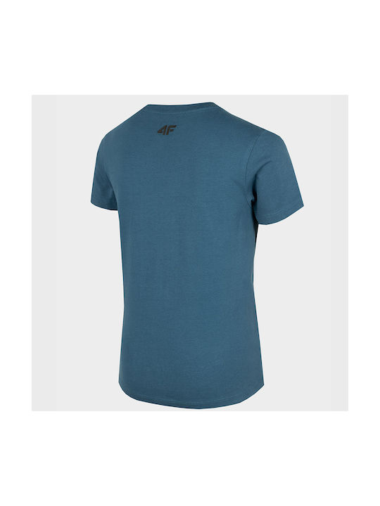 4F Kinder-T-Shirt Blau