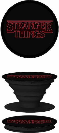 Koupakoupa Pop Socket Κινητού Stranger Things Logo Μαύρο