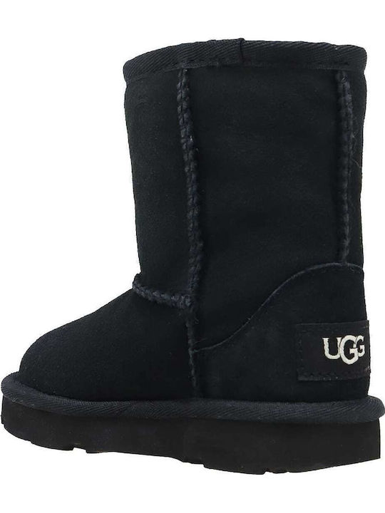Classic II Suede Kids Boots Black