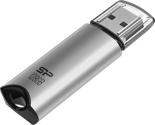 Silicon Power Marvel M02 128GB USB 3.2 Stick Gray