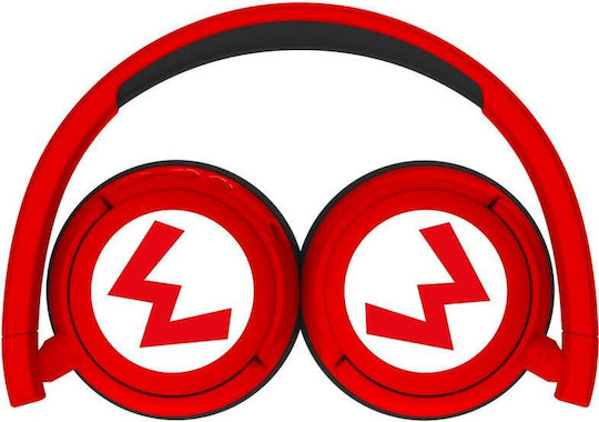 OTL Super Mario Icon Fără fir / Cu fir Pentru copii On Ear Căști Roșii