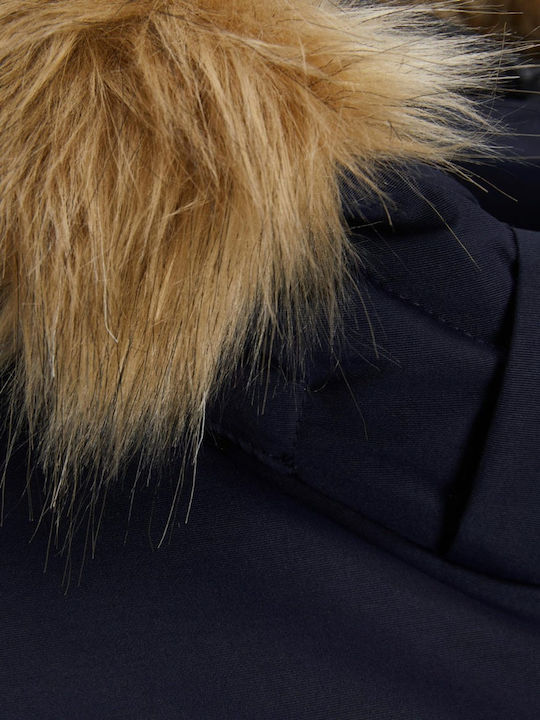 Χειμωνιάτικο Μπουφάν Παρκά Navy Blazer