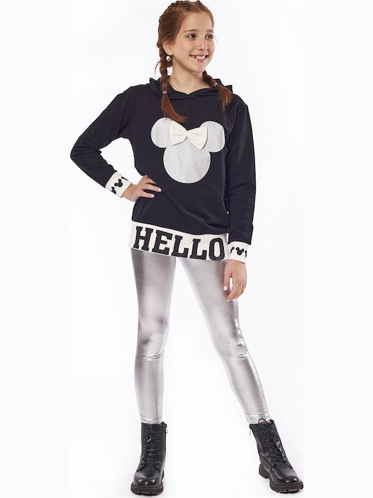 Kinder Leggings Lang Silber
