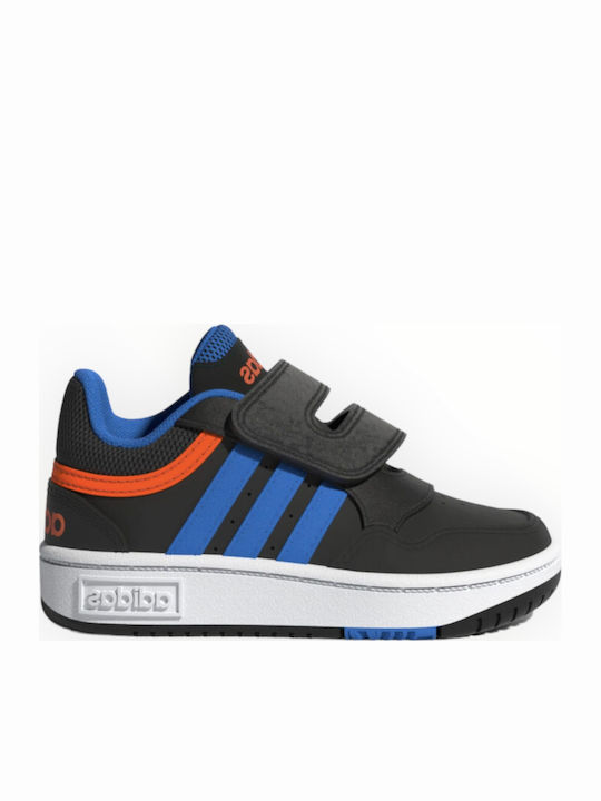 Hoops Hoops 3.0 CF Kids Sports Shoes Basketball with Hoop & Loop Closure Black
