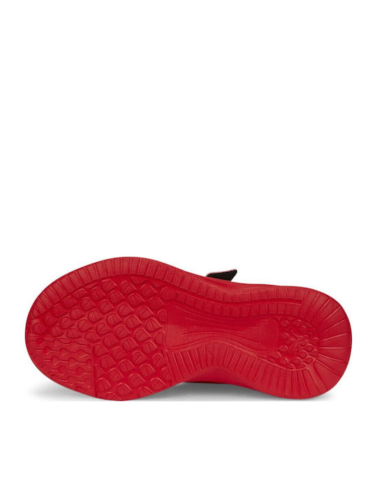 Transport Ac Kids Sports Shoes Running with Hoop & Loop Closure Red