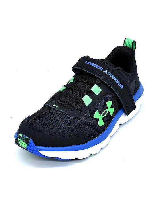 Assert 9 Αθλητικά Παιδικά Παπούτσια Running με Σκρατς Μαύρα
