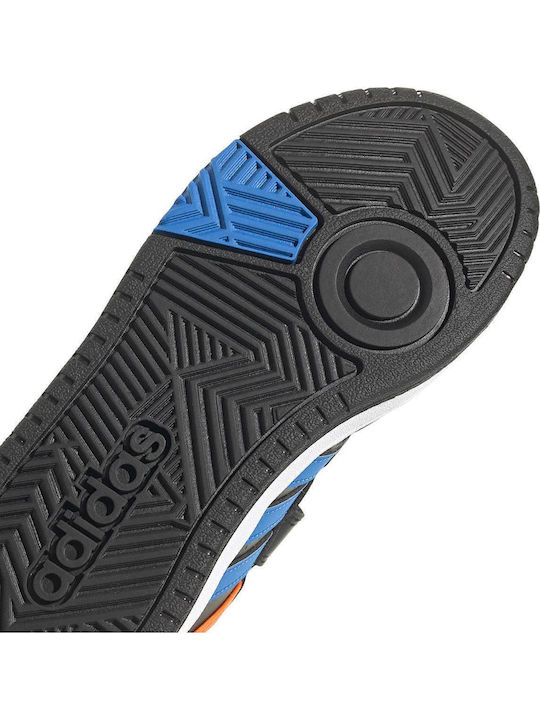 Hoops 3.0 Cf Kids Sneakers with Hoop & Loop Closure Black
