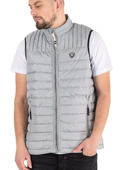 Sleeveless Jacket Puffer Gray