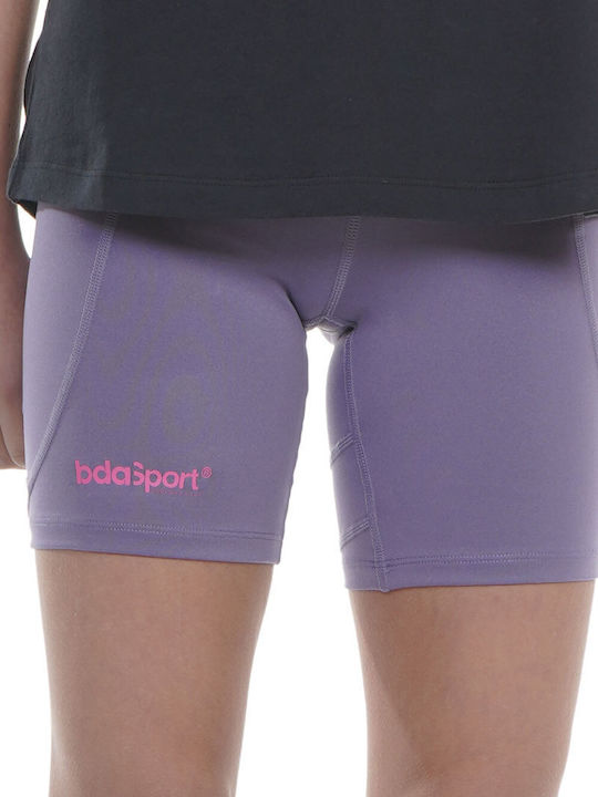 Kinder Leggings Sport Kurz Lila