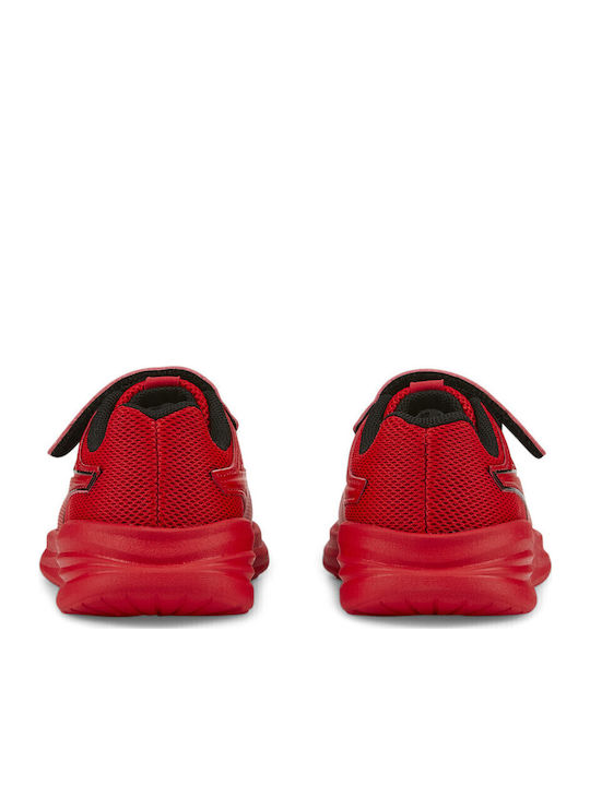 Transport Ac Kids Sports Shoes Running with Hoop & Loop Closure Red