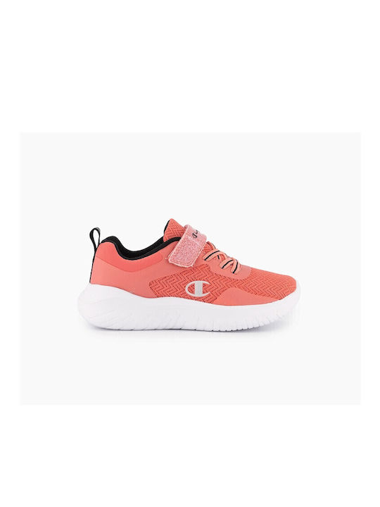 Softy Evolve Kids Sports Shoes Running with Hoop & Loop Closure Pink