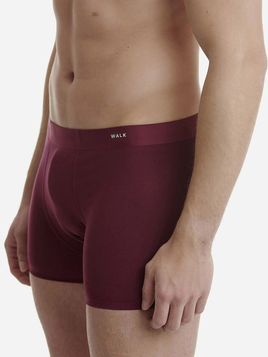 Walk Men's Boxer Burgundy