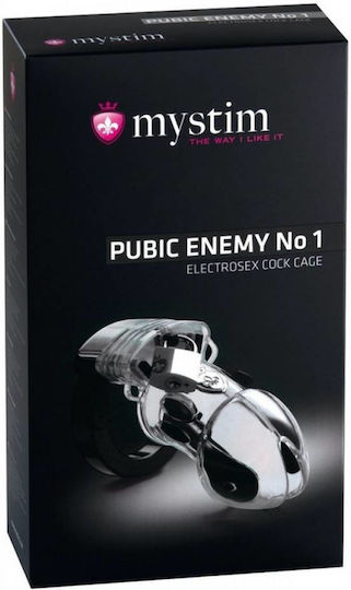 Mystim Pubic Enemy No1 Κλουβί Πέους σε Διάφανο Χρώμα