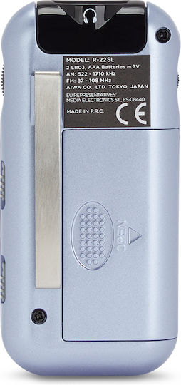 Aiwa R-22SL Ραδιοφωνάκι Μπαταρίας Ασημί