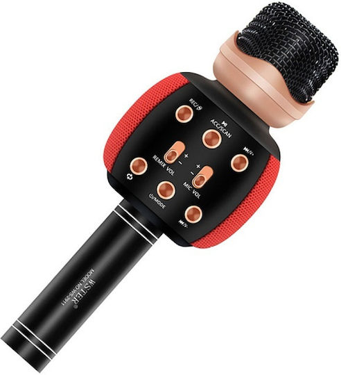 WSTER Microfon Karaoke fără fir WS2911 829114 WS-2911 în Culoare Portocaliu