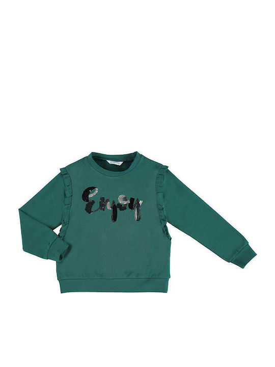 Kinder-Sweatshirt Grün Enjoy
