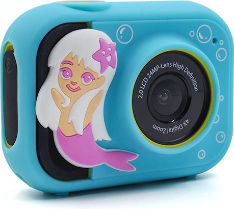 Lamtech Kid Camera Action Camera Full HD (1080p) with Screen 2" Blue