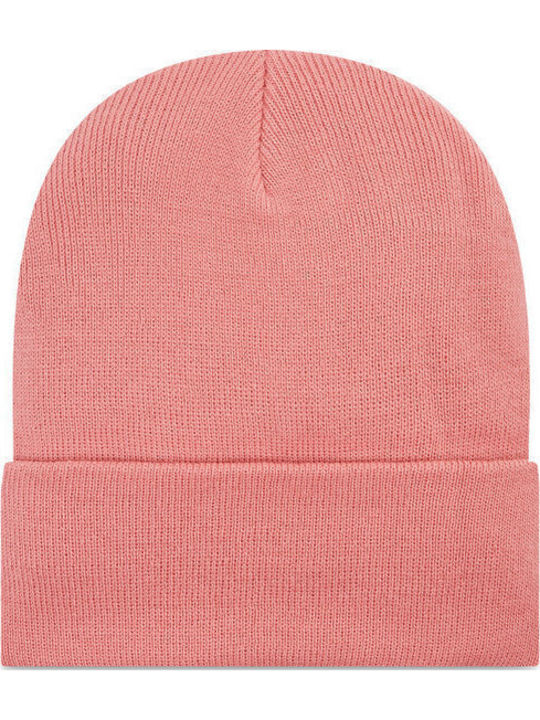 Beanie Γυναικείος Σκούφος Πλεκτός σε Ροζ χρώμα